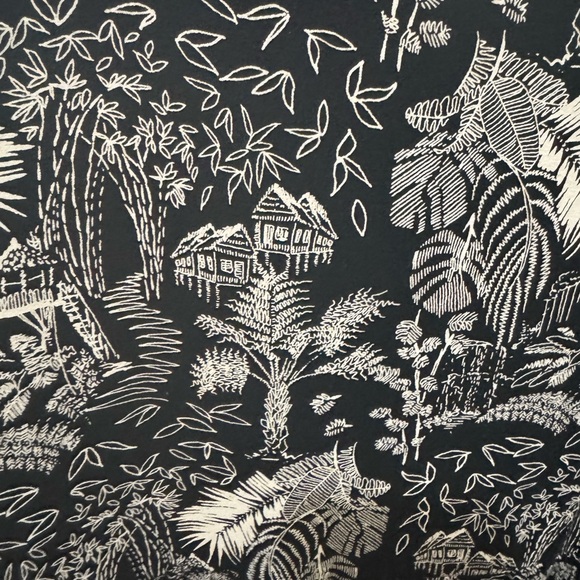 J. Jill Wearever Collection Tiki Tropical Sleeveless Dress Size Medium - Picture 6 of 6